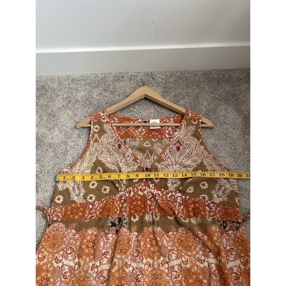 Y2K Forbidden Babydoll Tank Top Bandana Patterned Size M - Picture 8 of 9